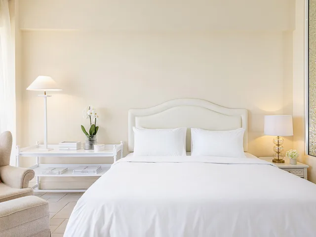 غرفة سوبيريور بسرير مزدوج أو سريرين منفصلين بإطلالة على البحر، Grecotel Eva Palace 2/2