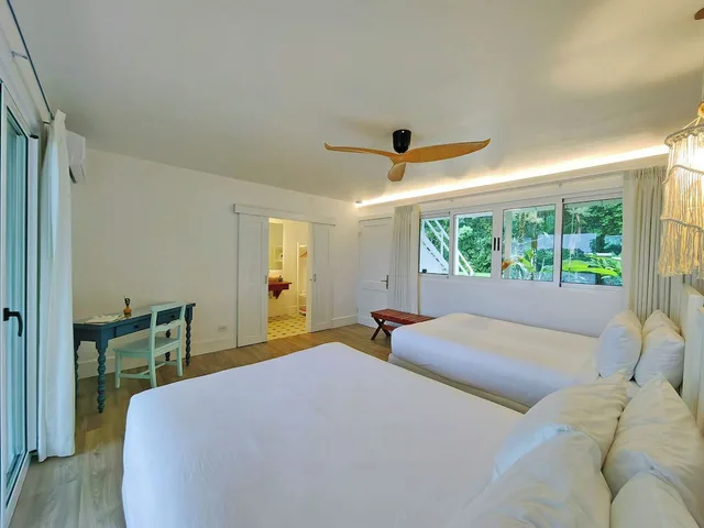 غرفة عائلية بسريرين مزدوجين، Tortuga Lodge and Gardens 2/3