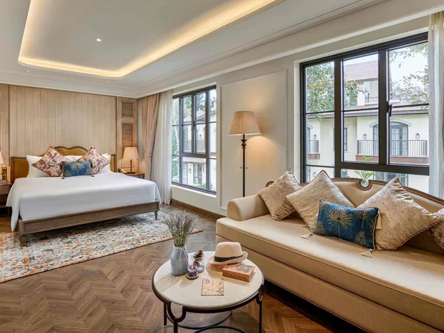 غرفة عائلية بسرير كينج وسرير بطابقين، Mercure Da Lat Resort 3/10
