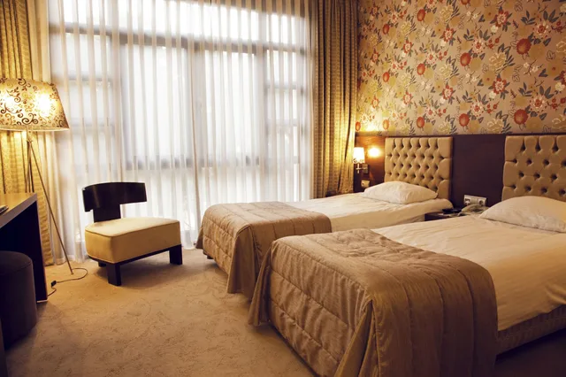 غرفة ديلوكس بسرير كوين بإطلالة على الحديقة، Suadiye Hotel 3/7