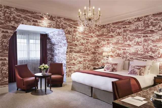 غرفة بريستيج بسرير كوين وسرير فردي، Normandy Barriere Hotel 4/4