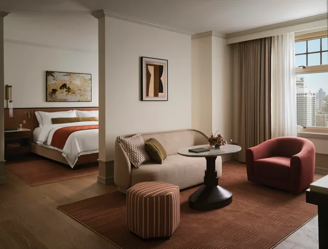 جناح جونيور بسرير كينج لذوي الإعاقة، The Scarlet Huntington Hotel 4/4