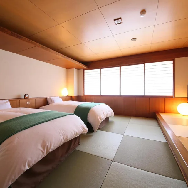 Room, Twin Beds, Tatami, Hotel Tamanoyu 7/10