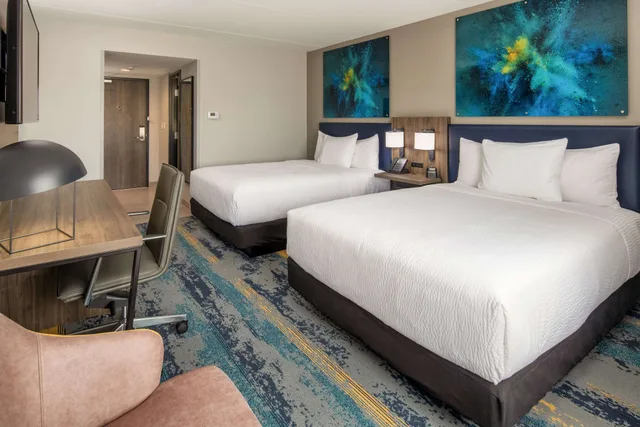 غرفة بسريرين كوين، La Quinta Inn Suites By Wyndham Spokane Downtown 2/4