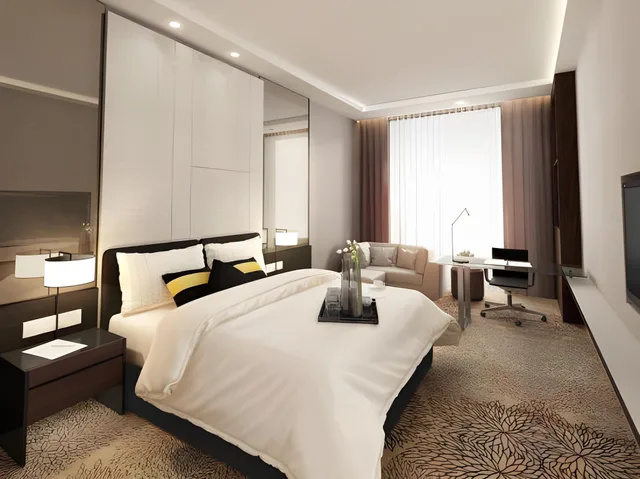 غرفة كلوب ديلوكس بسرير كينج وسريرين منفصلين، Impiana Hotel Senai 1/1