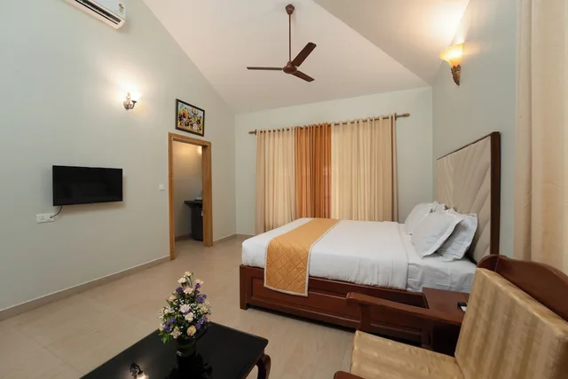 كوخ ديلوكس بسرير مزدوج، THE GRAND LEONEY RESORT 9/10
