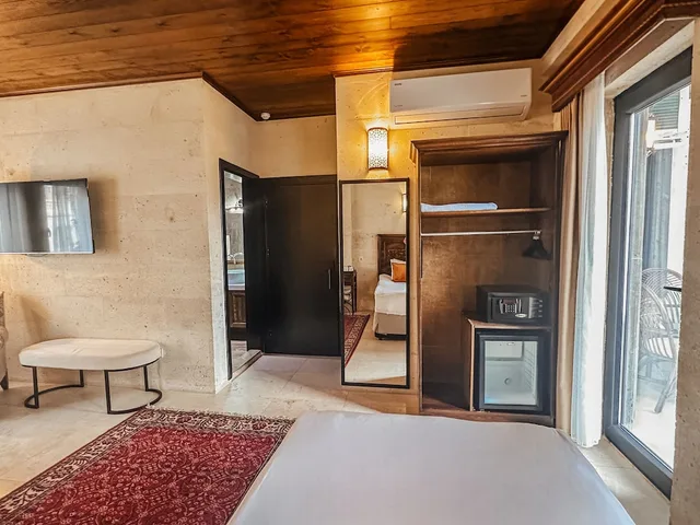 غرفة عائلية ثلاثية بسرير كينج وسرير فردي بشرفة بغرفة نوم واحدة، Osmanli Manor Hotel 9/9