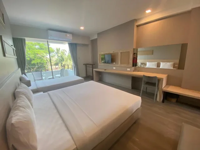 غرفة ديلوكس ثلاثية، Rayong Chalet Resort 1/7