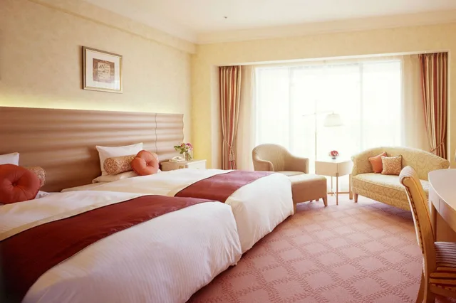 غرفة ديلوكس بسريرين منفصلين، Hotel Okura Tokyo Bay 1/10