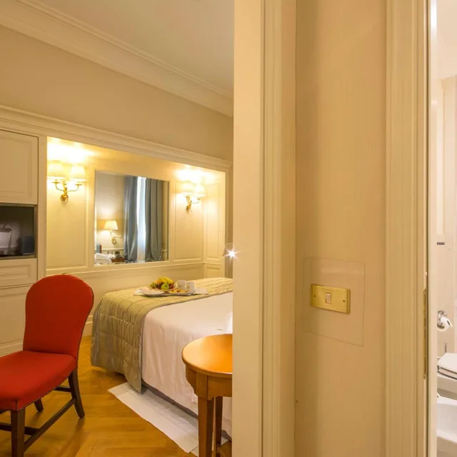 غرفة بسرير كينج، Hotel Corona d Oro 1890 4/10