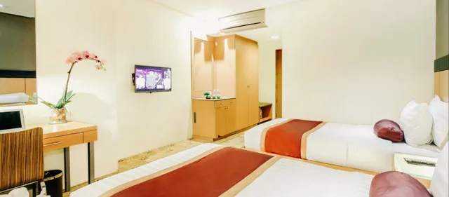 غرفة ديلوكس بسريرين منفصلين، Greenhills Elan Hotel Modern 1/4
