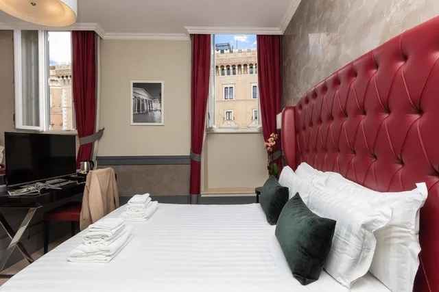 غرفة ديلوكس بسرير مزدوج بحوض استحمام، Hotel Castellino Roma 5/9