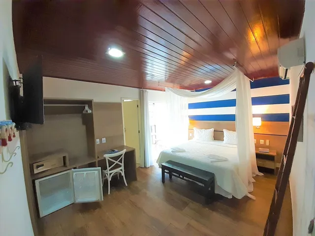 غرفة بريميوم بسرير مزدوج، Pousada Da Prainha 1/2