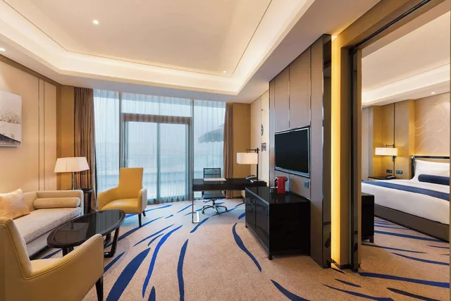 جناح كلوب بسرير كينج مع أريكة، Wyndham Yuelai 3/4