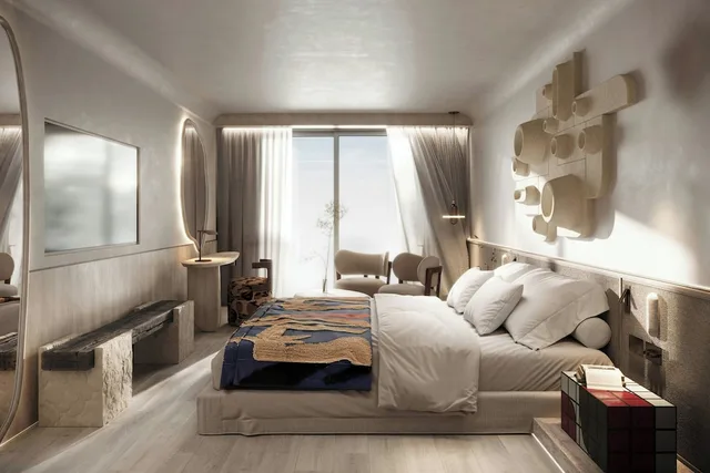 غرفة تنفيذية بسرير كينج بإطلالة على البحر، Place on the Bay 3/5