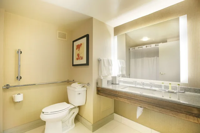 Room, King Bed, Bathtub, Corner, Accessible, DoubleTree by Hilton Hotel Spokane City Center 7/10