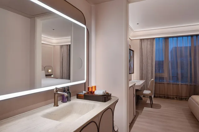 جناح ديلوكس بسرير كينج وسرير مزدوج وسرير فردي، Mercure Hangzhou West Lake Yuquan 3/3