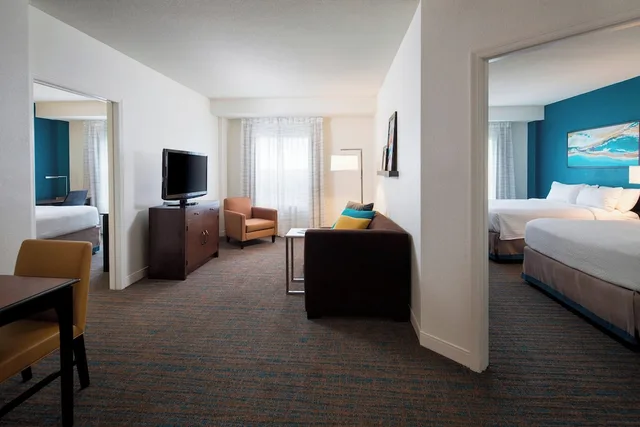 جناح عائلي بغرفتي نوم بمطبخ، Residence Inn Orlando At Seaworld 2/4