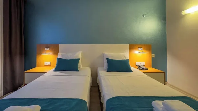 جناح فاخر بسريرين منفصلين بغرفة نوم واحدة مع أريكة، La Bella Suit Otel 4/7