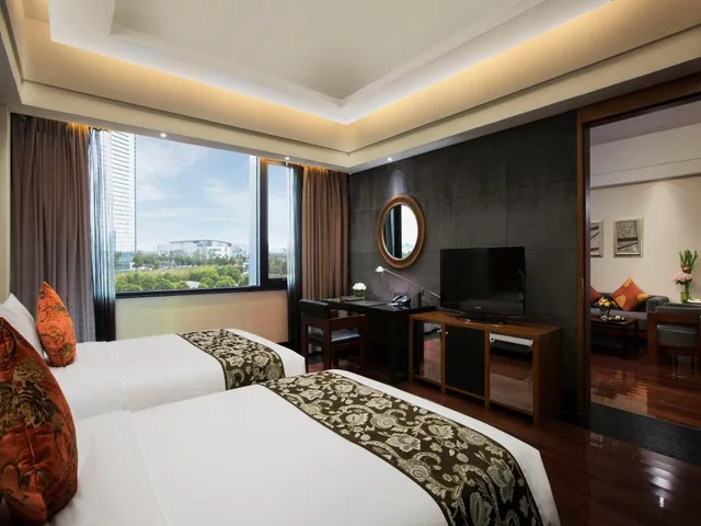 غرفة ديلوكس بسريرين منفصلين، Worldhotel Grand Dushulake Suzhou 1/3