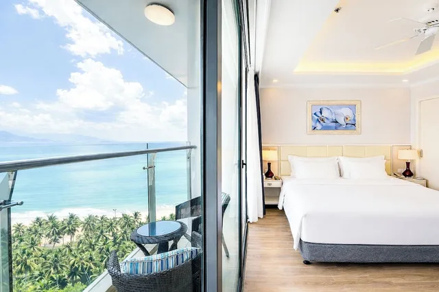 استوديو بسرير كينج بإطلالة على البحر، Vinpearl Beachfront Nha Trang 7/10
