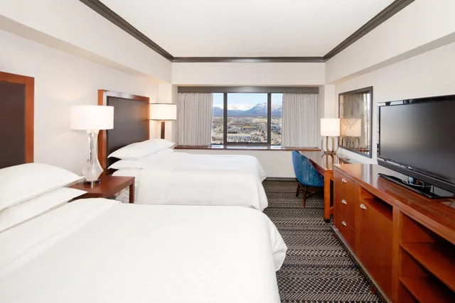Guest Room, Deluxe, 2 Double Beds, Mountain or Bay View, High Floor, Sheraton Anchorage Hotel 3/9