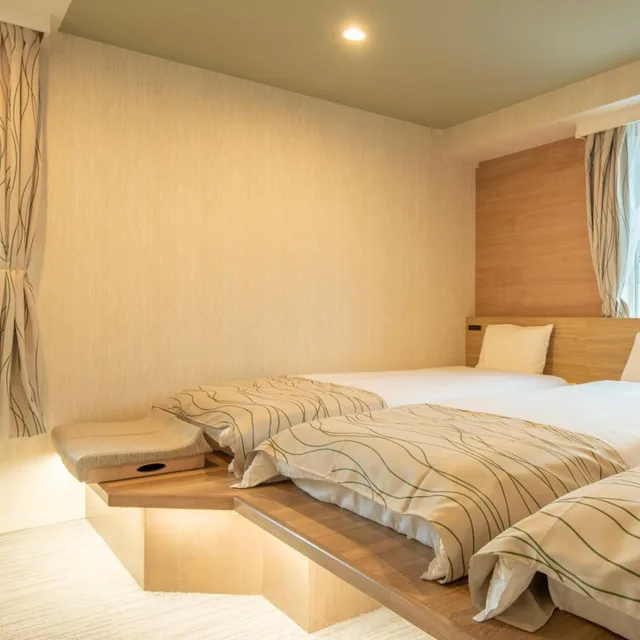 غرفة سوبيريور ثلاثية، Hotel Amanek Asahikawa 4/5