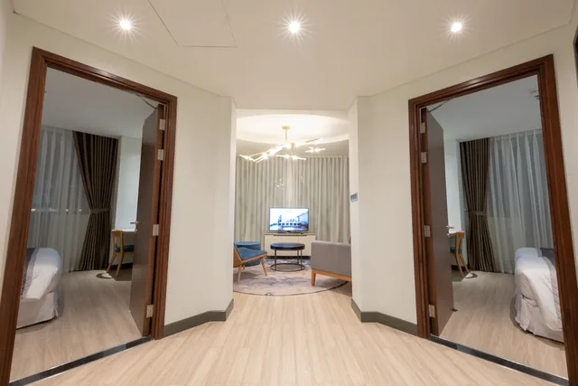 جناح عائلي بسريرين منفصلين وسرير كينج، Golf Valley Hotel 8/10
