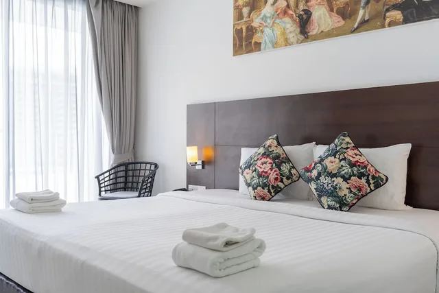 غرفة ديلوكس بسريرين منفصلين بشرفة، Rodina Beach Hotel 10/10