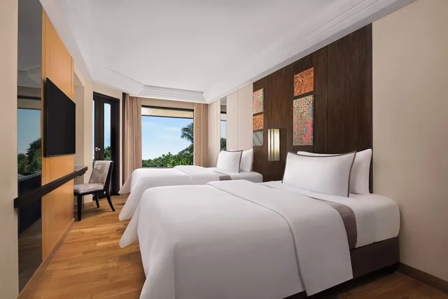 غرفة بريميوم بسريرين مزدوجين بشرفة، The Westin Resort Nusa Dua Bali 3/10