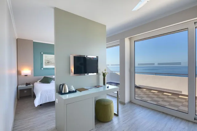 غرفة سوبيريور بسرير مزدوج بإطلالة على البحر، Orca Praia 1/1