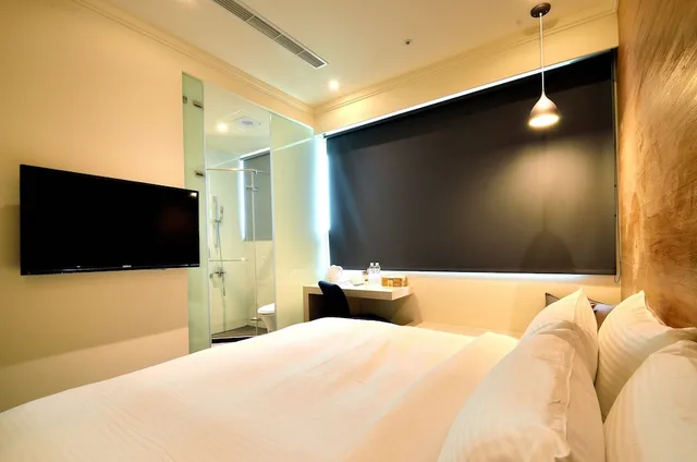 غرفة قياسية بسرير مزدوج، Merryday Hotel Banqiao Branch 2/7