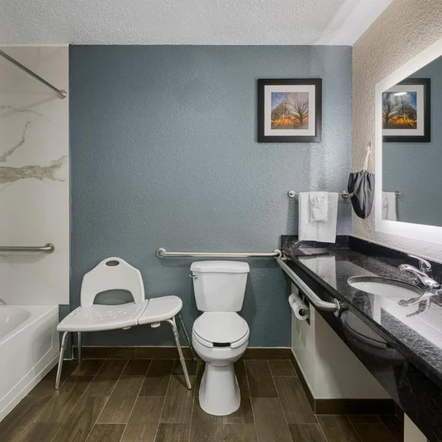 غرفة بسرير كينج بحوض استحمام لذوي الإعاقة، Best Western Waldo Inn and Suites 7/7