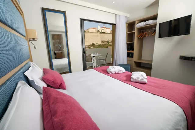 Superior, Double Bed, Sea Front, Sea View, Hotel Saint Christophe Calvi (ex Saint Christophe Corsica) 3/10