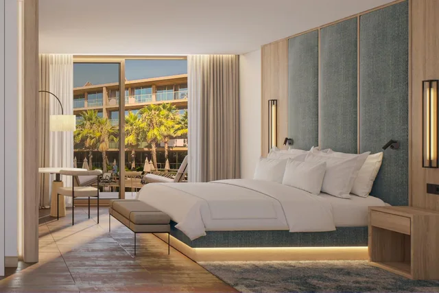 غرفة عائلية بسرير مزدوج بإطلالة على المسبح، Algarve Marriott Salgados Golf Resort & Conference Center 4/10
