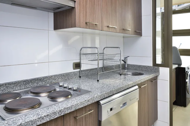 شقة بسرير كوين وسريرين منفصلين بغرفتي نوم، Norus Apartments Las Condes 10/10
