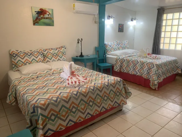 غرفة قياسية بسرير كوين وسريرين منفصلين بإطلالة على الفناء، All Seasons Guest House 1/10