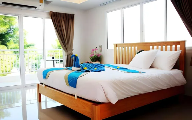 غرفة ديلوكس بسرير مزدوج، That Phanom River View Hotel 1/2
