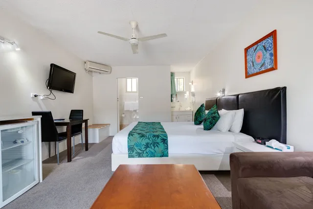غرفة تنفيذية بسرير كينج، Coffs Harbour Pacific Palms Motel 1/3
