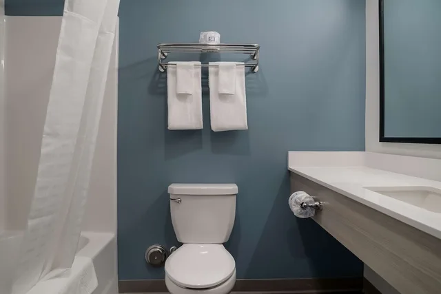 جناح بسرير كوين مع أريكة، Woodspring Suites Detroit Sterling Heights 6/7