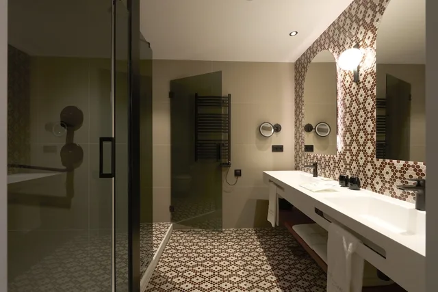غرفة بريميوم بسريرين مزدوجين بشرفة، Hotel Catalonia Ramblas 4/4
