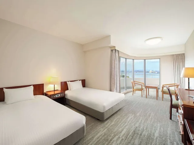 غرفة كلاسيكية ركنية بسريرين منفصلين بإطلالة على الجبل، Grand Mercure Awaji Island Resort & Spa 3/3