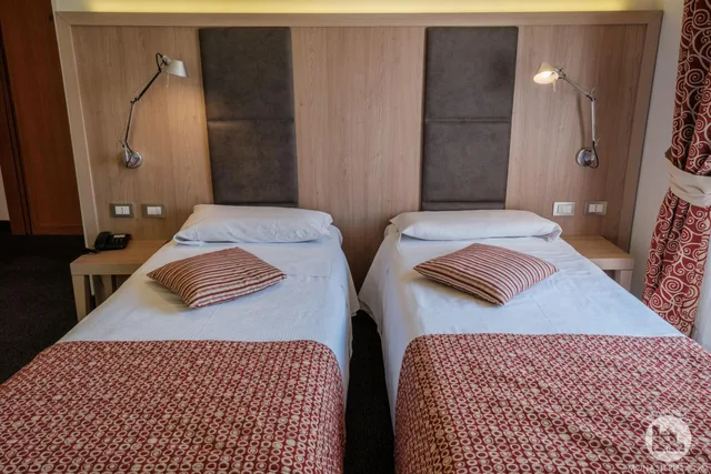 غرفة بسرير مزدوج أو سريرين منفصلين، Hotel Casa Valdese 7/10
