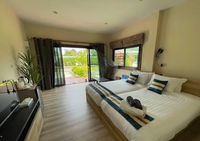 غرفة ديلوكس بسريرين منفصلين، Qg Resort 1/1