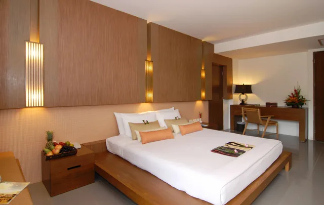 غرفة غراند بسرير مزدوج أو سريرين منفصلين، Peach Blossom Resort 2/3