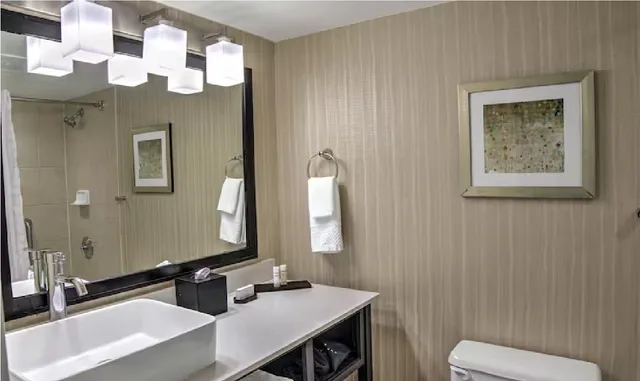 جناح بسرير كينج بغرفتين بحوض استحمام، Embassy Suites Indianapolis North 2/2