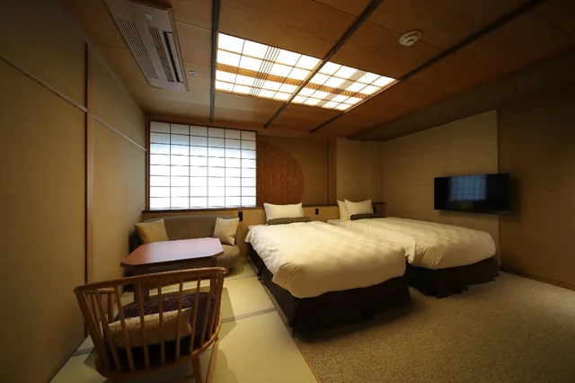 Semi Room, Economy, 2 Semi Double Beds, No Window، Sakanoue 1/3