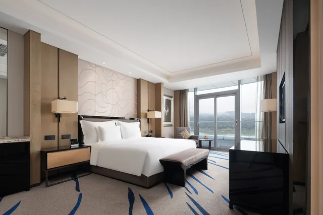 غرفة ديلوكس بسريرين منفصلين، Wyndham Yuelai 3/9