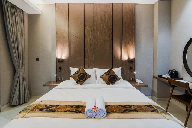 غرفة ديلوكس بسرير مزدوج بإطلالة على البحر، Padma Sari Hotel 6/10