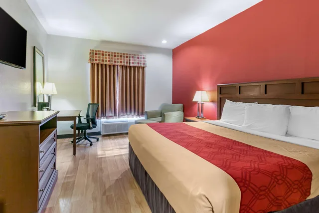 غرفة بسرير كينج للمدخنين، Econo Lodge Eutaw I-20 2/4